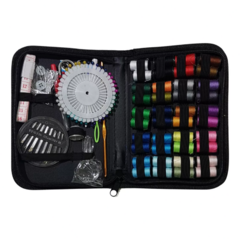 Set Estuche Costura 128 Piezas Kit Agujas Costurero Tijeras - UNISHOPS