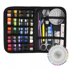 Set Estuche Costura 128 Piezas Kit Agujas Costurero Tijeras - tienda online