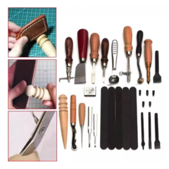 Herramientas Set Para Cuero Kit Talabarteria Marroquineria - comprar online