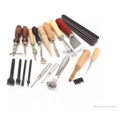 Herramientas Set Para Cuero Kit Talabarteria Marroquineria - tienda online