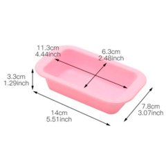 Molde De Silicona Jabón Budín Repostería Barra Horno - comprar online