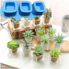 Molde Silicona Triple Recipiente - UNISHOPS