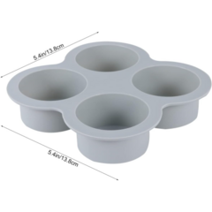 Molde de Silicona 4 Velas - UNISHOPS