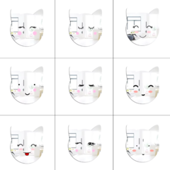 Espejo Autoadhesivo Personalizable Decorativo Niños Gatito - comprar online