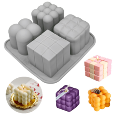 Molde Silicona 3d Especial Para Jabones Velas Resina - UNISHOPS
