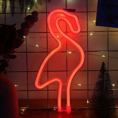 Lampara Led Colgante Flamenco Luz ROJO 23cm - UNISHOPS