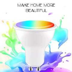 Lampara Dicroica X4 Unidades Led Rgb - tienda online