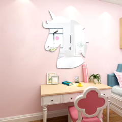 Espejo Autoadhesivo Personalizable Decorativo Set x4