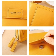 Bolsa Forever Young - Bolsa Feminina Tipo Carteira Com Porta Celular