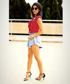 Short Godê Jeans Lavagem Clara