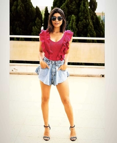 Short Godê Jeans Lavagem Clara na internet