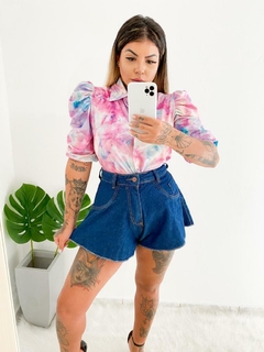 Short Godê Lavagem Escura