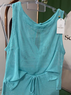 Conjunto saída de praia verde Tiffany - comprar online