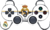 SKIN/CALCOMANIA JOYSTICK PS3 Real Madrid B03