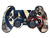 SKIN/CALCOMANIA JOYSTICK PS3 CAPITAN AMERICA B03