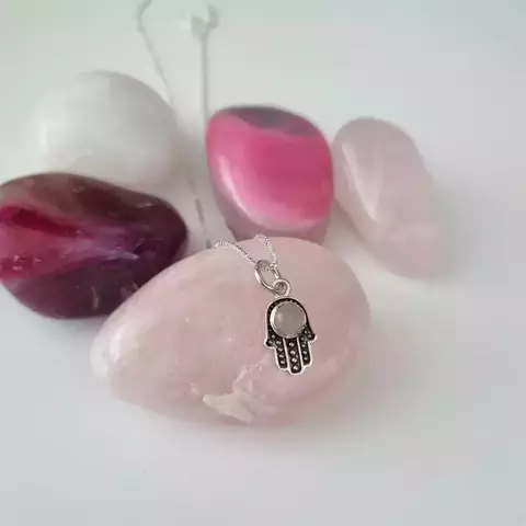 Gargantilha com Mão de Fátima - comprar online