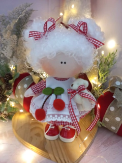 Boneca para brincar e decorar - Boneca de Natal - Boneca Personalizda - comprar online