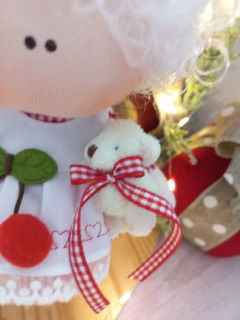 Boneca para brincar e decorar - Boneca de Natal - Boneca Personalizda - loja online