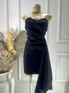 Vestido Curto Alfaiataria Tomara que caia - Caroline - comprar online