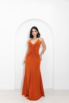 Vestido Longo de Alcinhas em Malha Fluity - Marilia - Involve