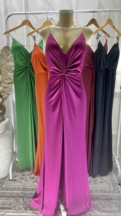 Vestido Longo de Alcinhas em Malha Fluity - Marilia - comprar online