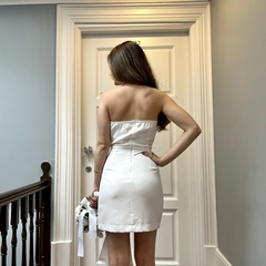 Vestido Curto Alfaiataria Tomara que caia - Caroline - comprar online