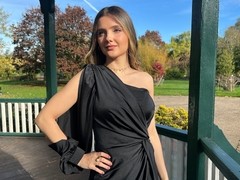 Vestido prada Acetinado Manga Vazada - Roberta na internet