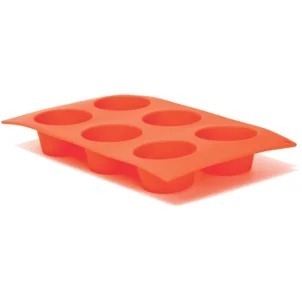 SILICONA NARANJA MOLDE PARA MUFFINS - comprar online
