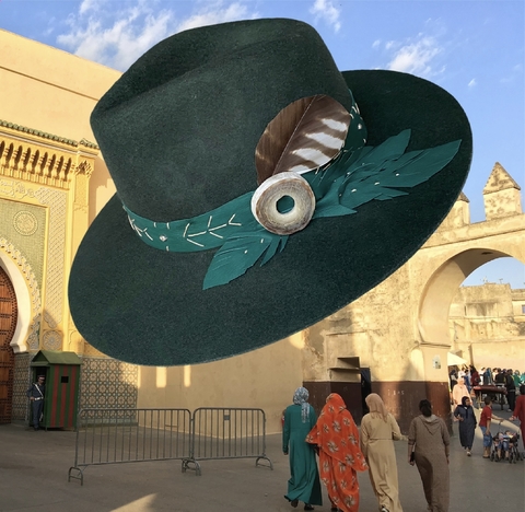 Sombrero OURIKA . green