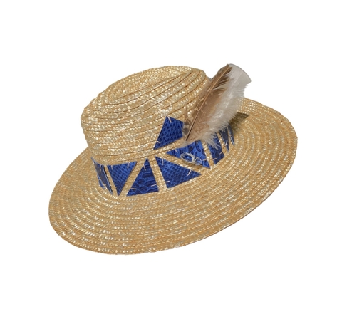 Sombrero PIRAMIDAL . blue