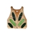 IGUANA Top | beige green en internet