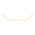 Brinco Earhook Arco Banho Ouro