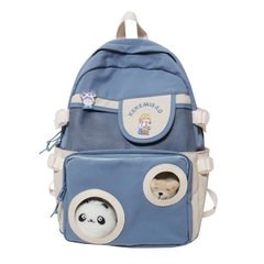 Teenage Black Bookbag Students Korean High Female School Harajuku Mochila na internet