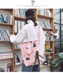 Bolsa de lona de grande capacidade para mulheres Bolsas - loja online