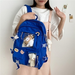 Mochila de nylon multi-bolso de grande capacidade na internet