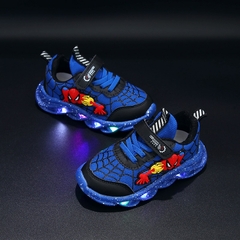Tênis meninos Super-herói spiderman luzes led - comprar online