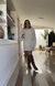 Vestido Crochê Off White