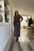 Blusa Tule Marrom na internet