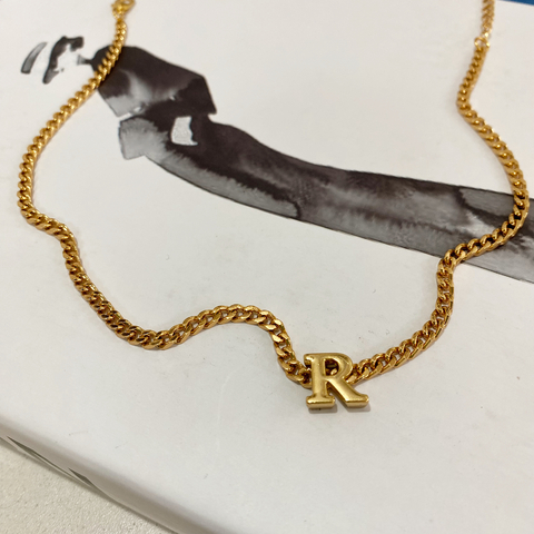 Choker Groumet com Inicial