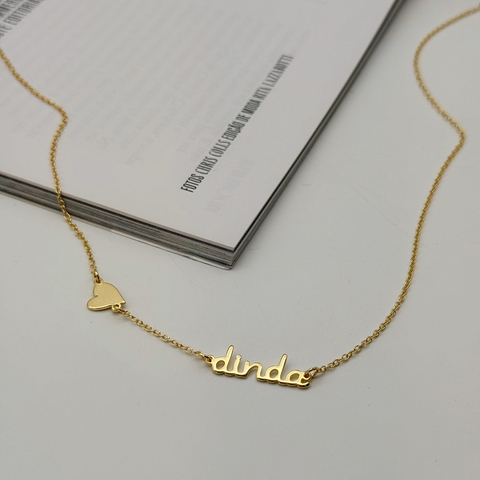 Colar Dinda com Pingente de Coração - comprar online