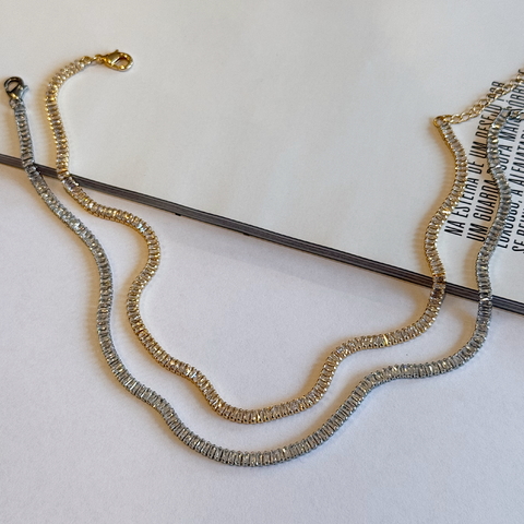 Choker Riviera Baguete - comprar online