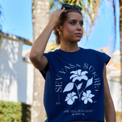 T-SHIRT AZUL SEV, YAŞA, ŞÜKRET