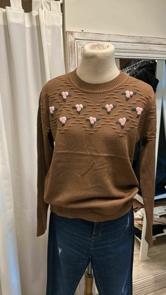 Sweater flor - tienda online