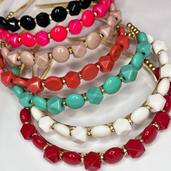 Kit com 5 tiaras Luxo sortidas - comprar online