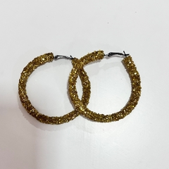 Imagem do Brinco argola gliter feminina