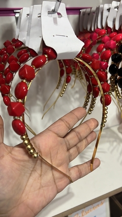 Kit com 9 Tiaras Luxo sortidas