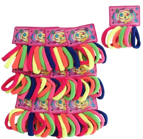 72 Xuxinhas de cabelo de meia coloridas