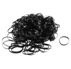 Pacotinho mini elastico de silicone preto - comprar online