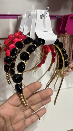 Imagem do Kit com 5 tiaras Luxo sortidas