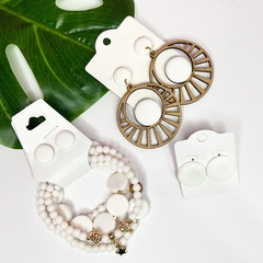 12 Kits - 1 Mix pulseiras + 3 brincos - comprar online